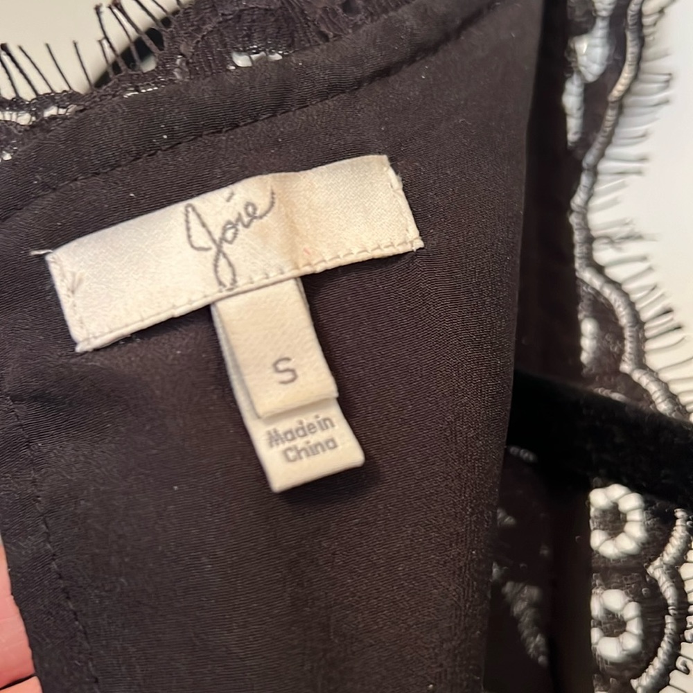 Joie size small black lace dress